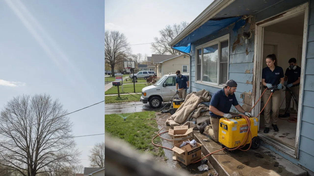 Basement Flood Cleanup in Plevna, MT near me